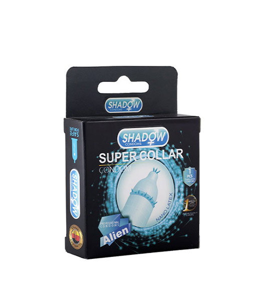 کاندوم فضایی اره ماهی با دکمه و خار برجسته 1عددی