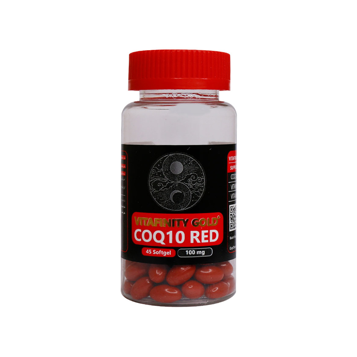 کپسول نرم کوکیوتن قرمز ویتافینیتی گلد بسته 45 عددی