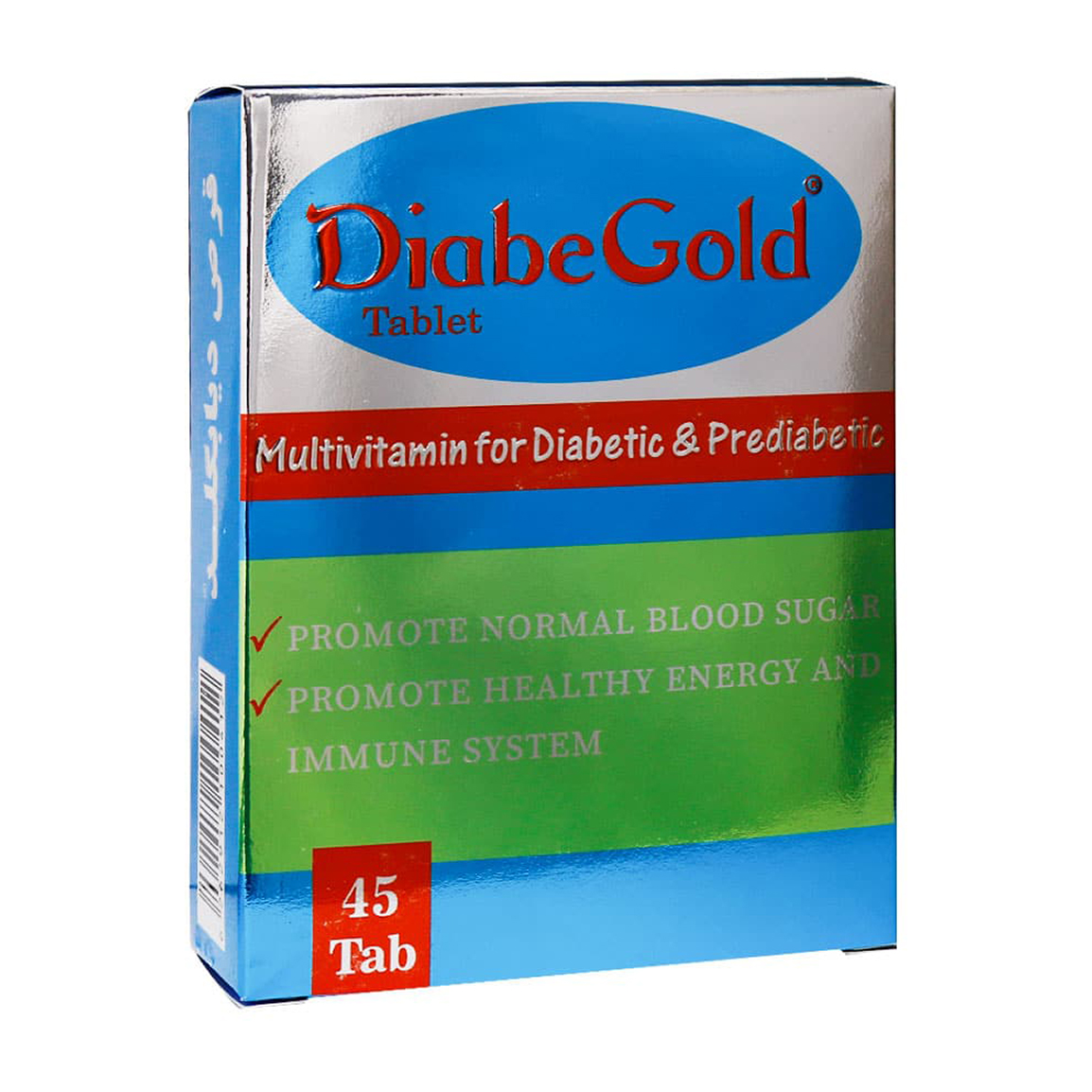قرص مولتی ویتامین مدل Diab Gold بسته 45 عددی