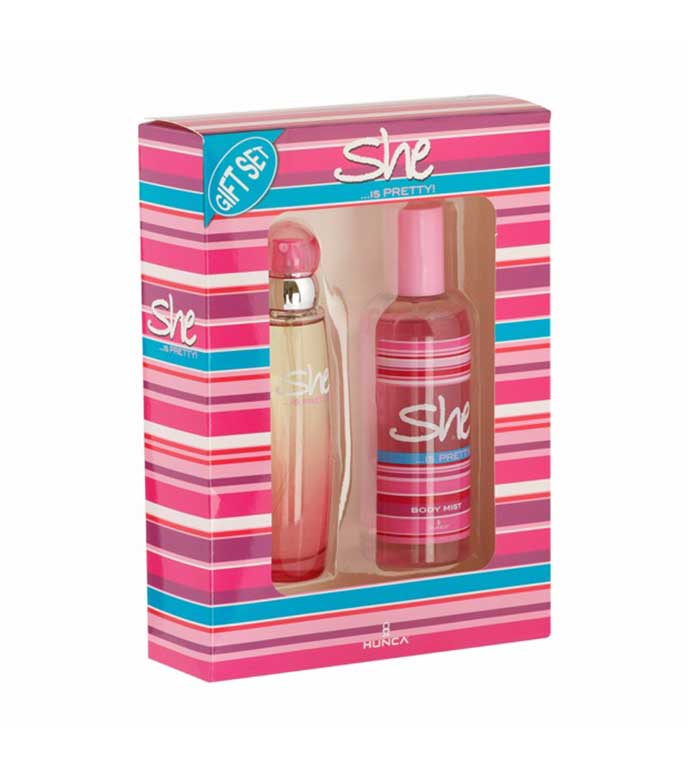 ست هدیه ادوتویلت و بادي اسپلش زنانه پریتی