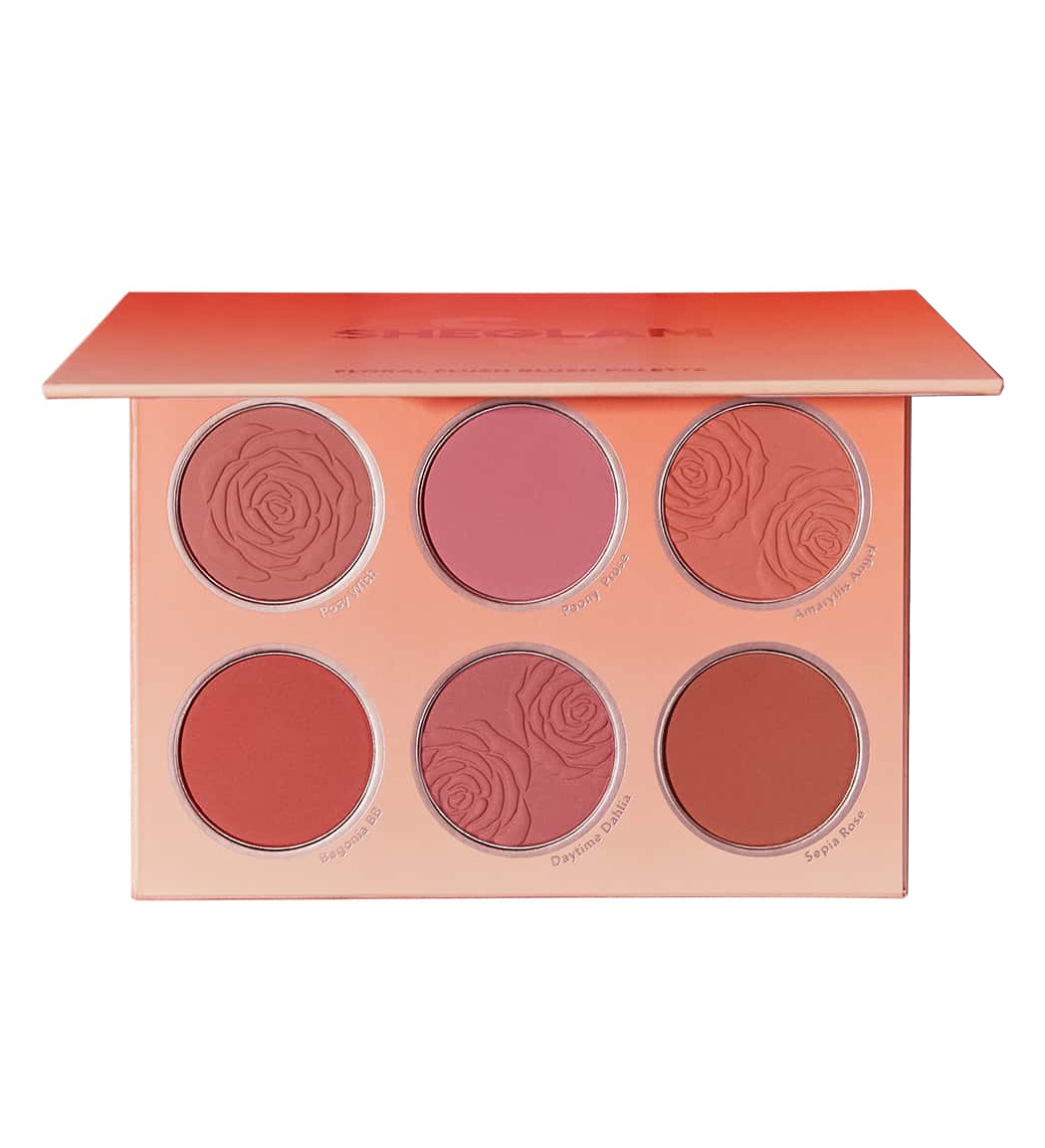 پالت رژگونه مدل FLORAL