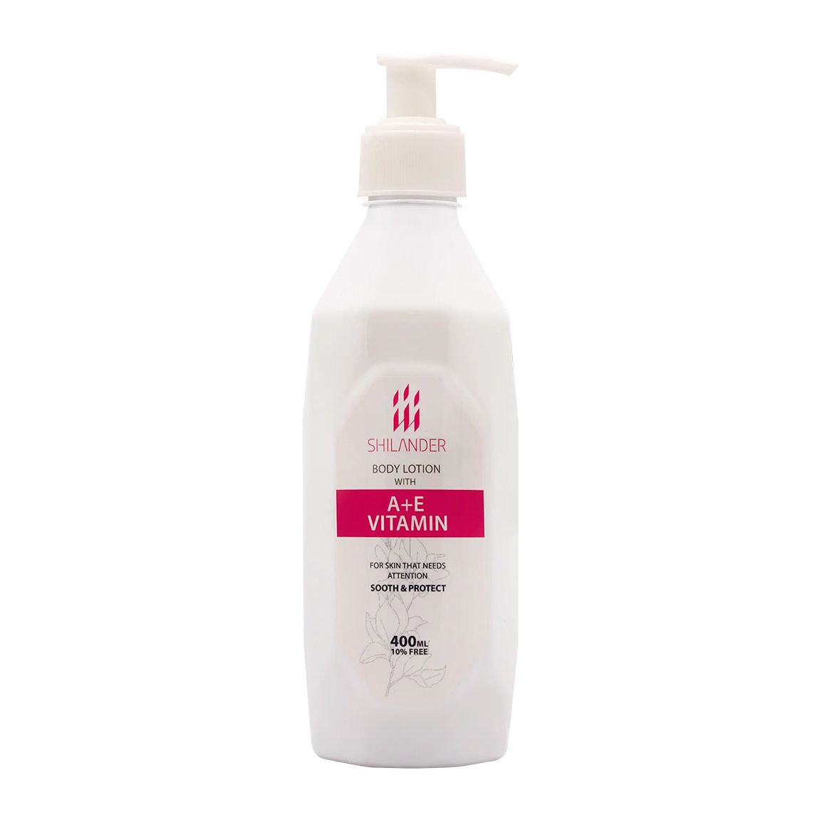 لوسیون بدن حاوی ویتامین A و E مناسب انواع پوست حجم 400 میلی لیتر