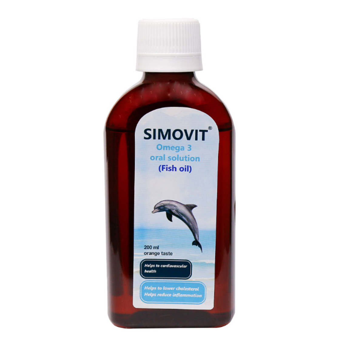 شربت سیموویت امگا 3 حجم 200 میلی لیتر