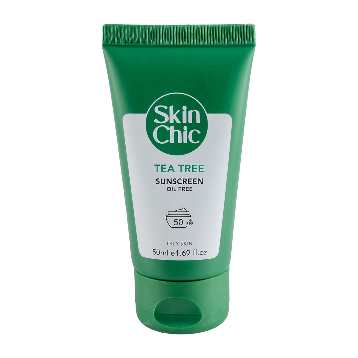 کرم ضد آفتاب دارای SPF 50 حاوی عصاره درخت چای حجم 50 میلی لیتر