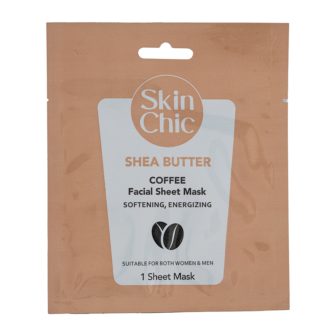 ماسک صورت ورقه ای حاوی عصاره قهوه و شی باتر حجم 18 میلی لیتر