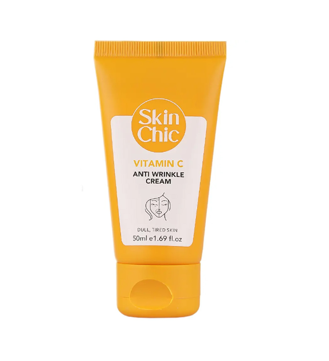 کرم ضد چروک پوست خسته و استرس دار حاوی ویتامین C حجم 50 میلی لیتر