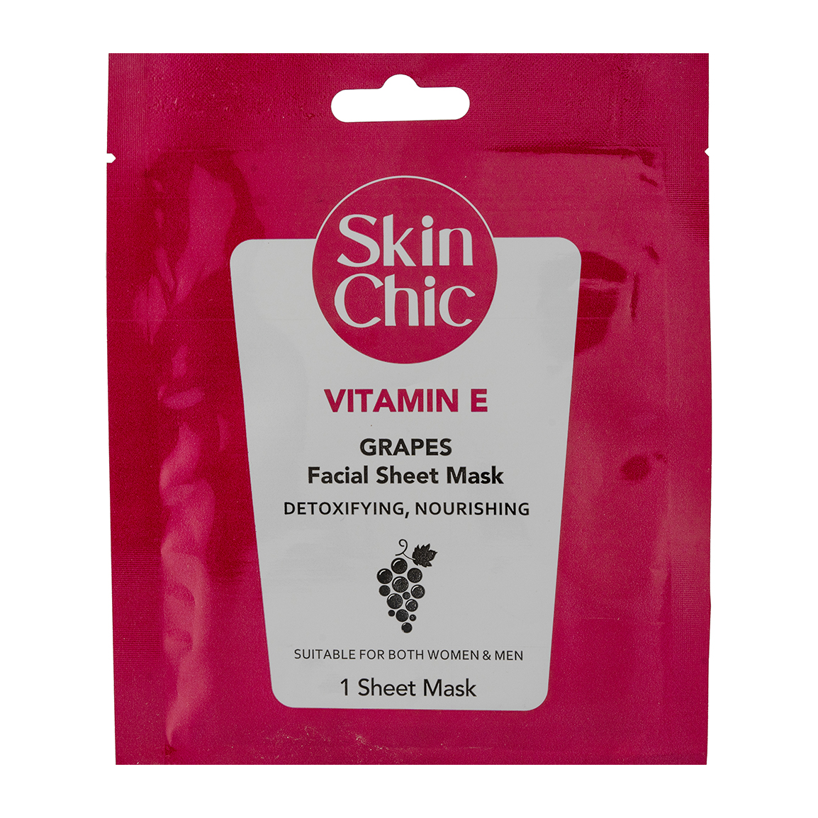 ماسک صورت ورقه ای ویتامین E با عصاره انگور حجم 25 میلی لیتر