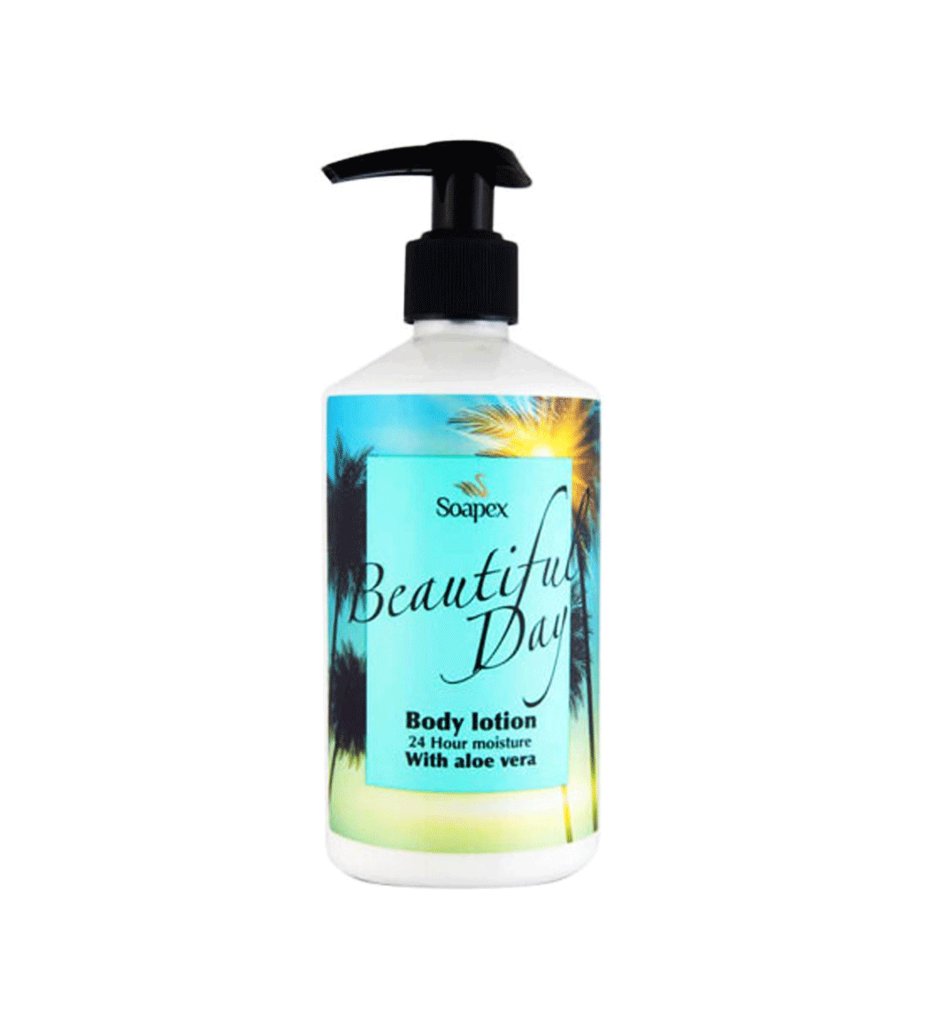 لوسیون بدن حاوی عصاره آلوئه ورا حجم 350 میلی لیتر