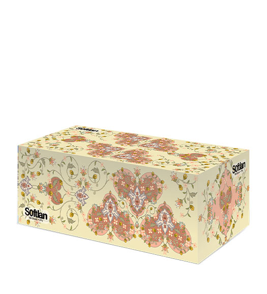 دستمال كاغذی 150 برگ دولا سری فرش نقش اولیا