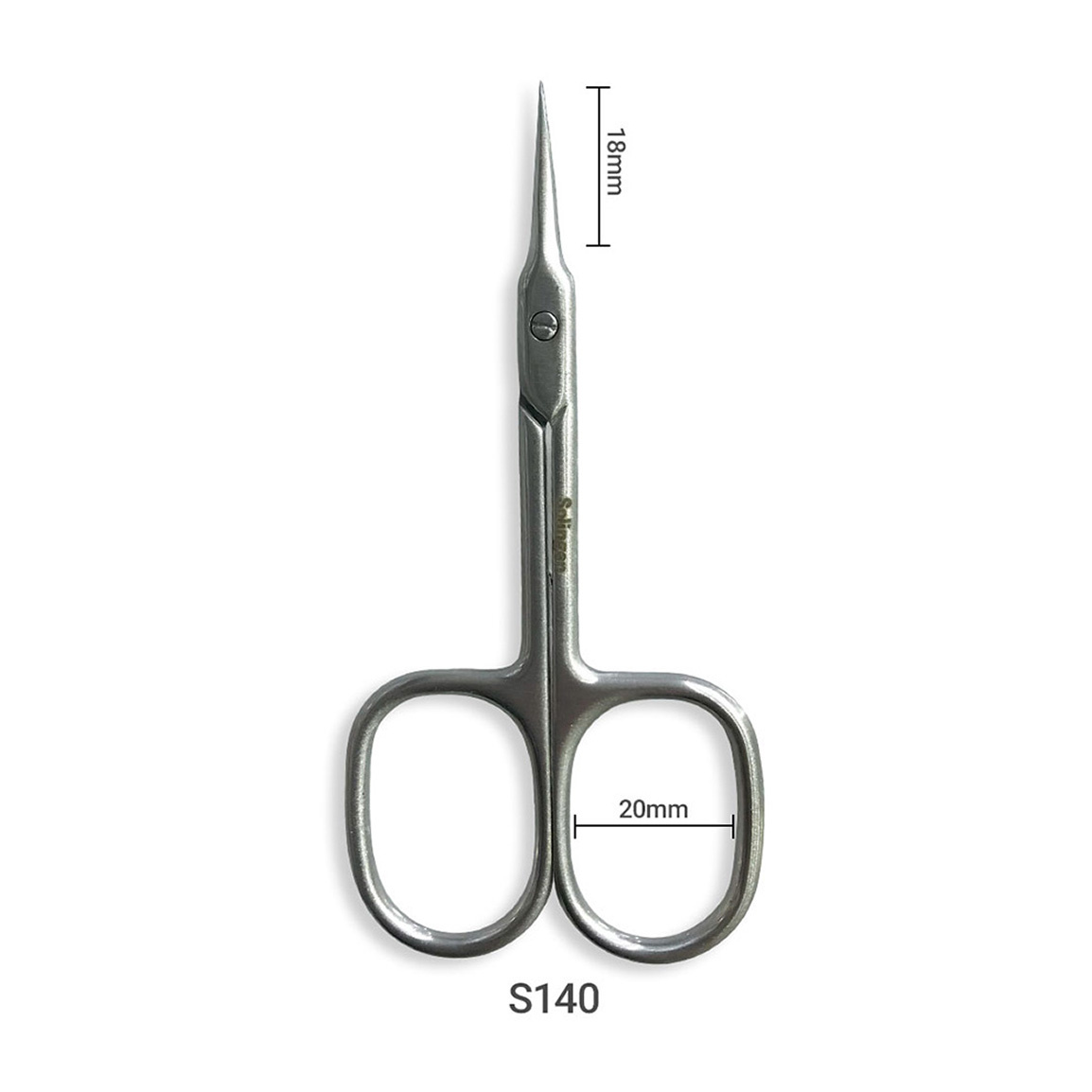 قیچی مانیکور  با تیغه باریک فولادی مدل S140