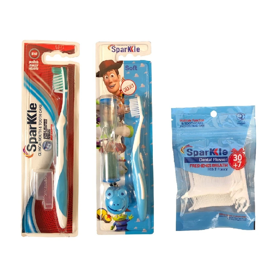 ست مراقبت از دهان و دندان مدل Famili02 مجموعه 3 عددی