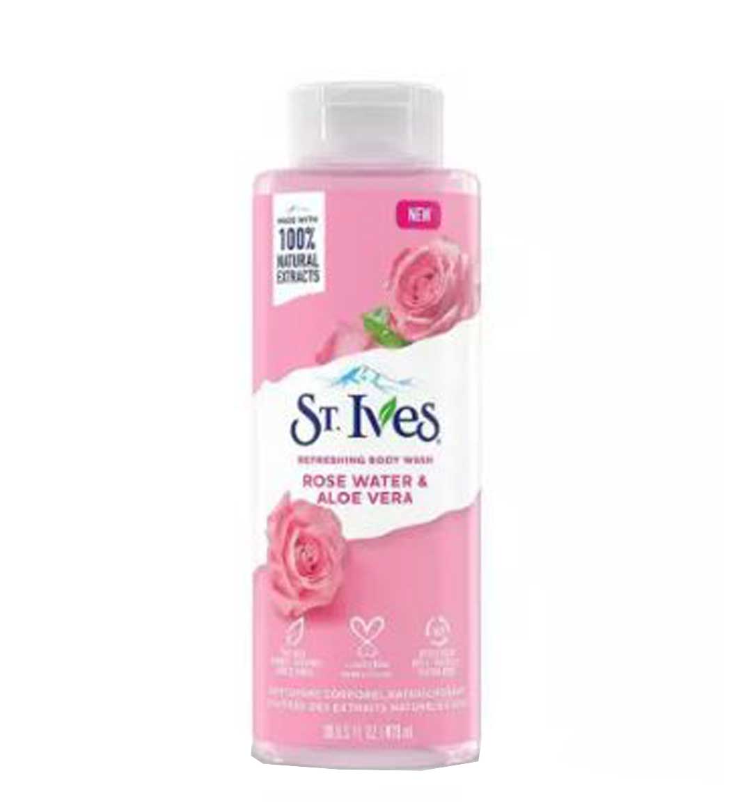 شامپو بدن گل رز و عصاره آلوئه ورا حجم 650 میل