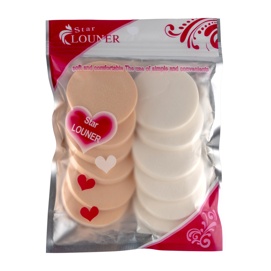 پد آرایشی مدل ابر بسته 12 عددی