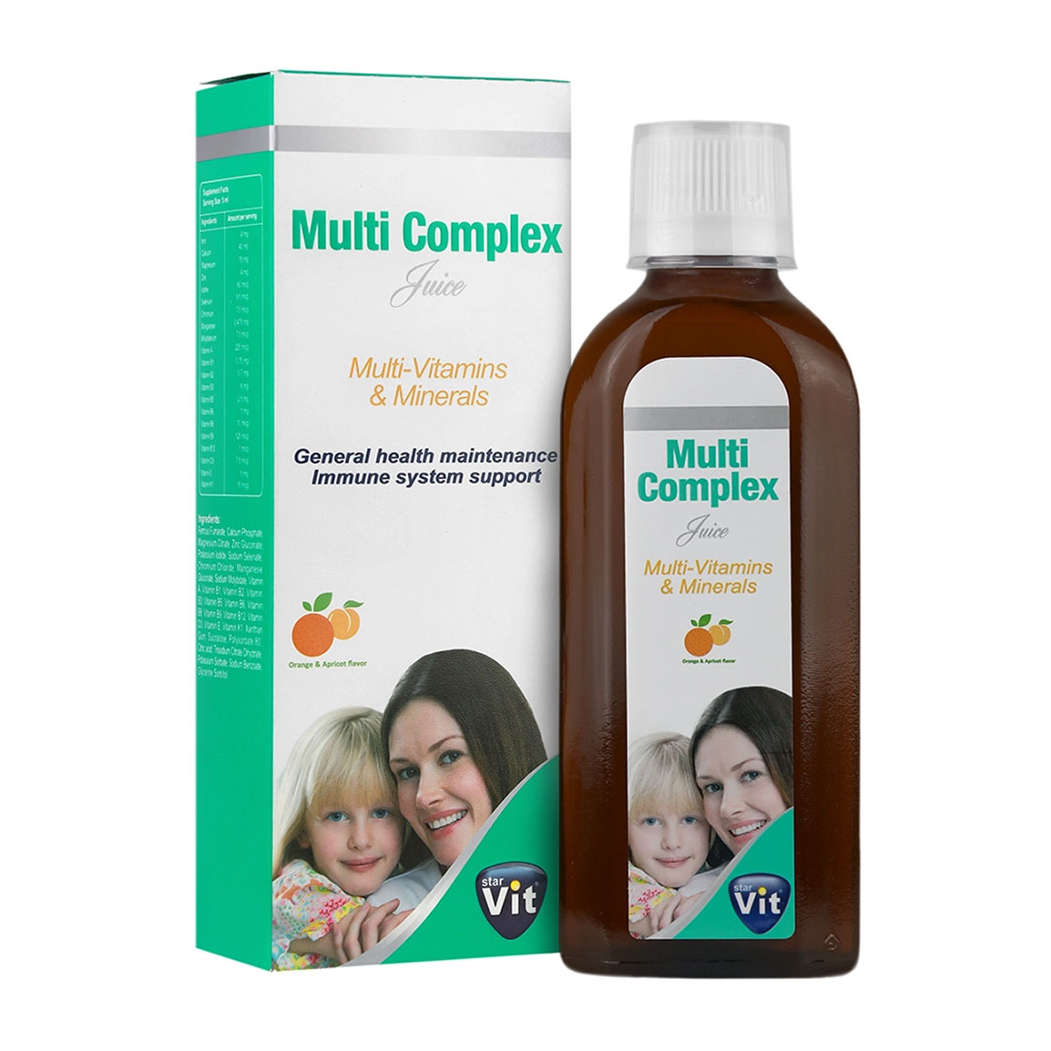 شربت مولتی کمپلکس حجم 200 میلی لیتر