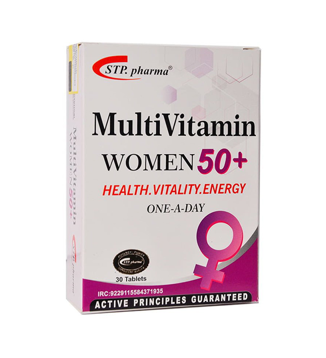 قرص مولتی ویتامین بالای 50 سال مخصوص خانم ها بسته 30 عددی