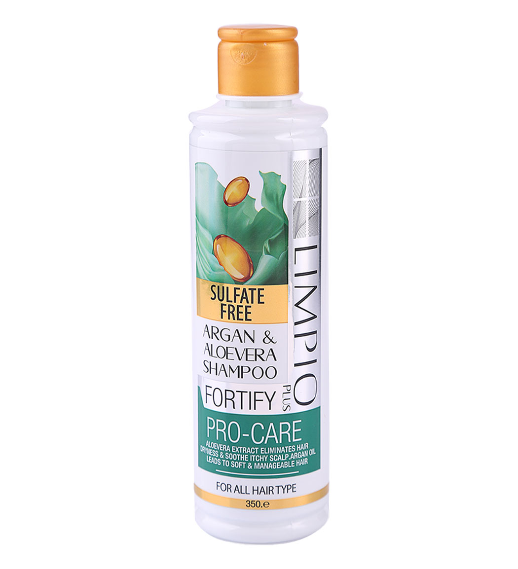 شامپو فری سولفات حاوی آرگان و آلوئه ورا حجم 350 میل