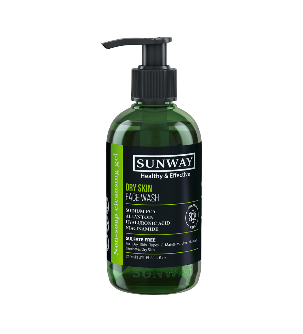 ژل شستشو صورت مناسب پوست خشک حجم 250 میلی لیتر