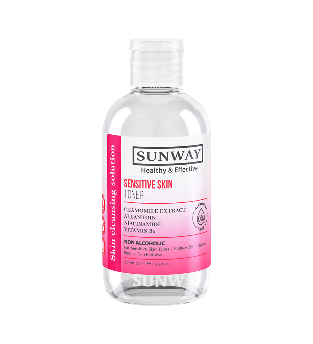 تونر مناسب پوست حساس حجم 250 میلی لیتر