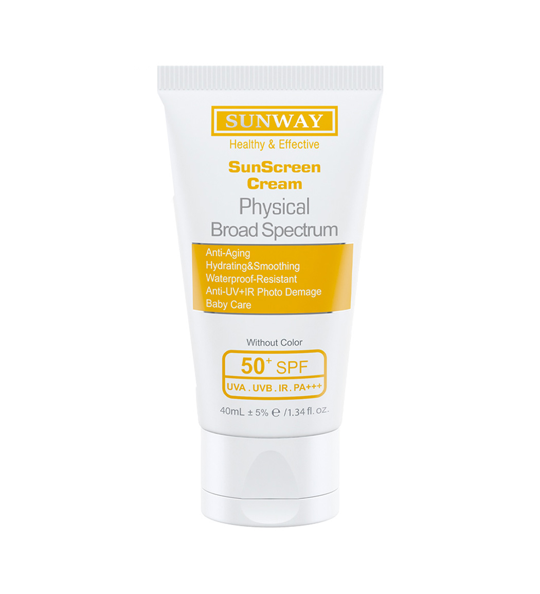 کرم ضد آفتاب بدون رنگ حجم 40 میلی لیتر