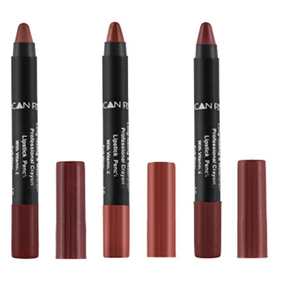 پک 3 عددی رژلب مدادی شماره 03 و 08 و 22