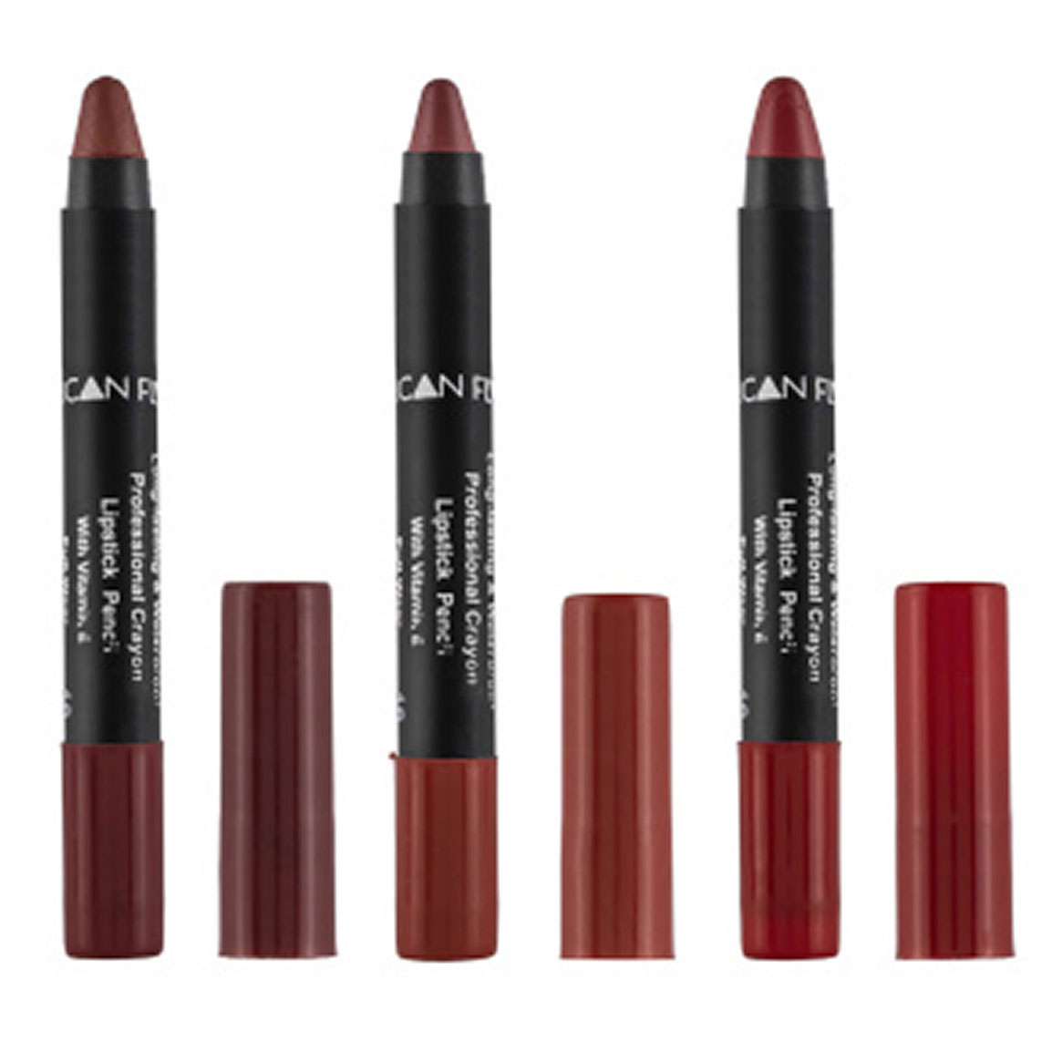 پک 3 عددی رژلب مدادی شماره 10 و 31 و 25