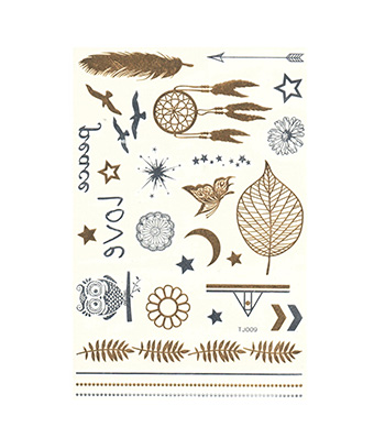 تاتوی موقت طرح جغد