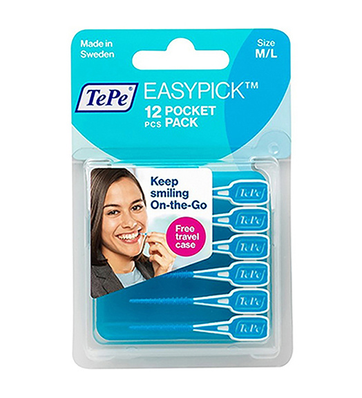 مسواک بین دندانی مدل EasyPick سایز M/L بسته 12 عددی