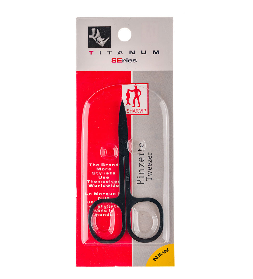 قیچی ابرو تیتانیوم مشکی