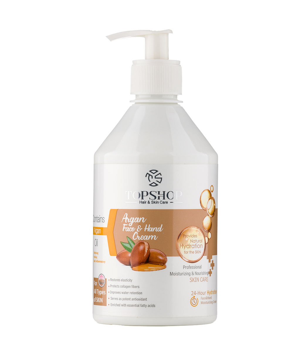 کرم مرطوب کننده حاوی روغن آرگان 500میل