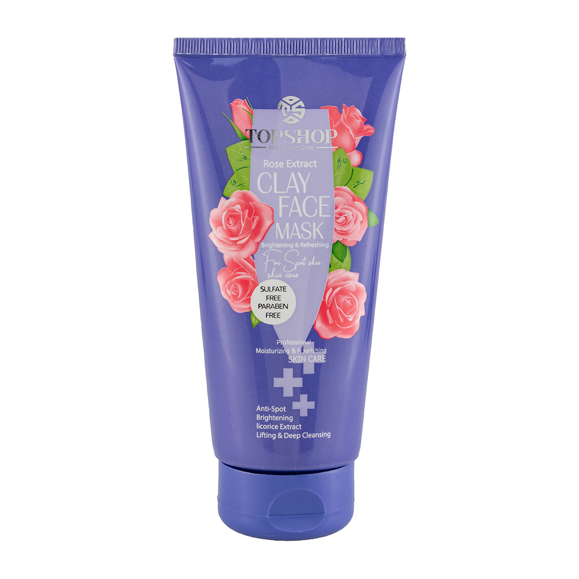 ماسک صورت آبرسان حاوی خاک رس مناسب پوست لک دار حجم 200 میلی لیتر