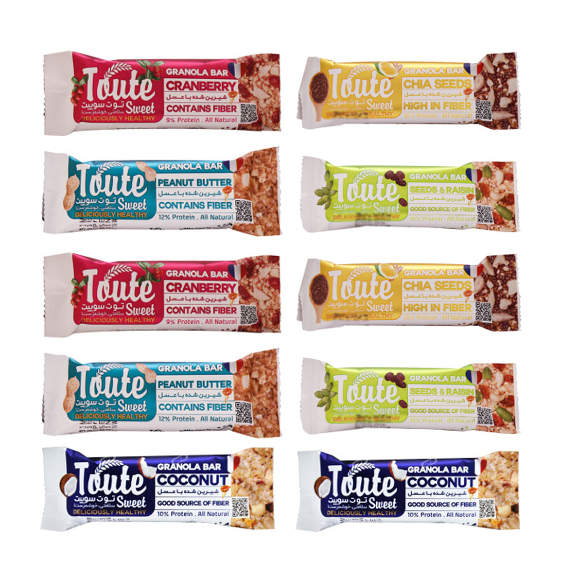 پک 10 عددی گرانولا بار دبل