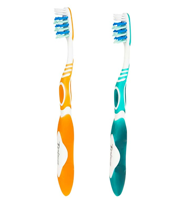 مسواک اکسترا پروکلین با برس متوسط 2 عددی ارسال با رنگ رندوم