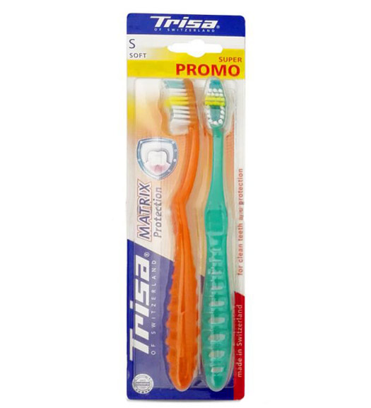 مسواک ماتریکس پروتکشن نرم دو تایی ارسال با رنگ رندوم