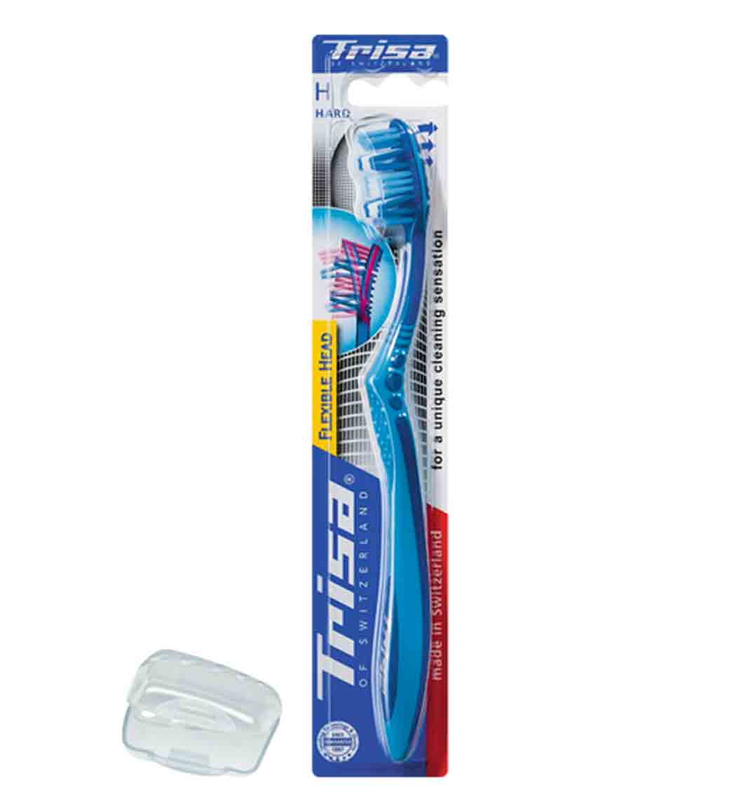 مسواک فلکسیبل هد سخت با محافظ ارسال با رنگ رندوم