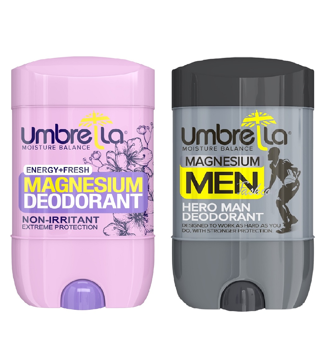 پک ژل دئودورانت زنانه انرژی حجم 75 میل و دئودورانت مردانه هیرومن حجم 75 میل