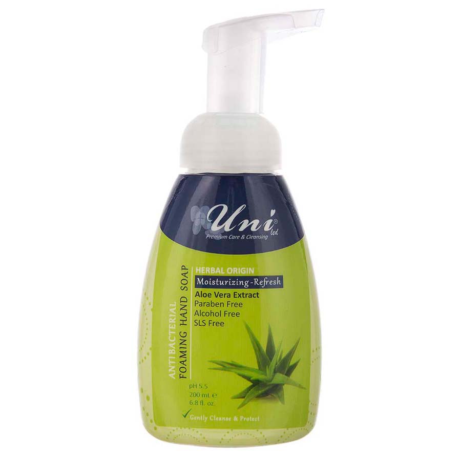 فوم آنتی باکتریال دست آلوئه ورا