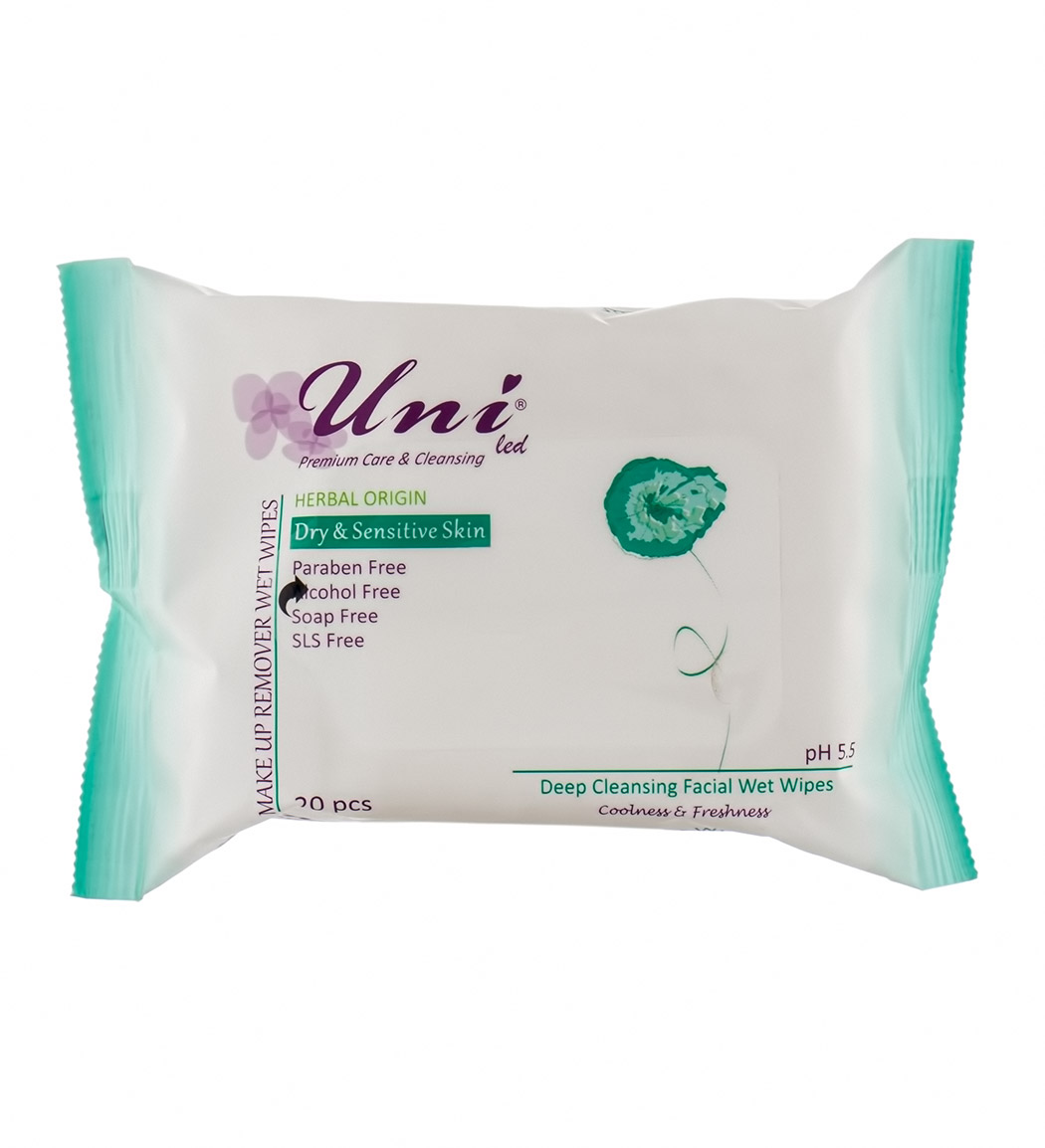 دستمال مرطوب  پاک کننده آرایش پوست خشک و حساس