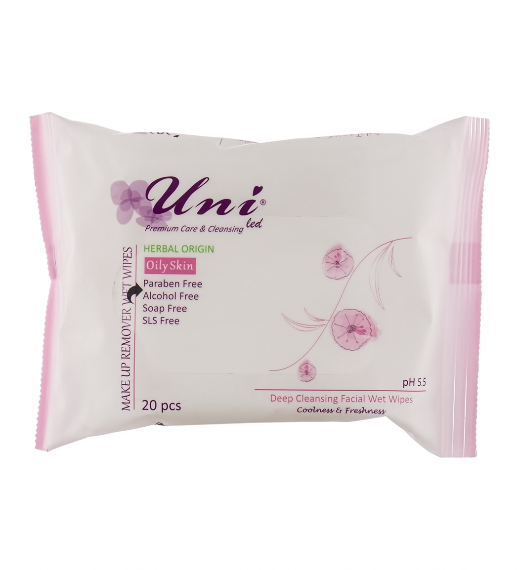 دستمال مرطوب پاک کننده آرایش پوست چرب