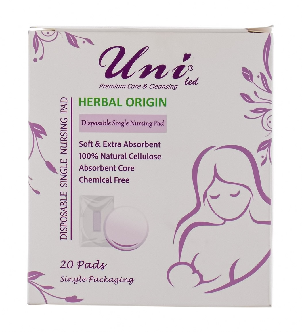 پد سینه یکبار مصرف با پایه گیاهی بسته 20عددی