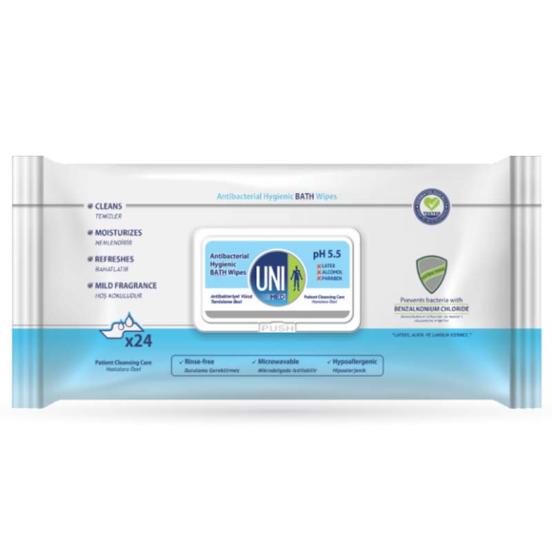 دستمال مرطوب بهداشتی آنتی باکتریال حمام
