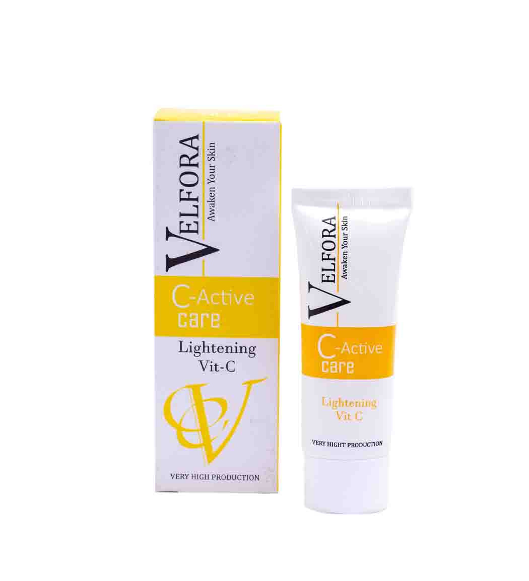 کرم روشن کننده و ضد لک ( حاوی ویتامین C )