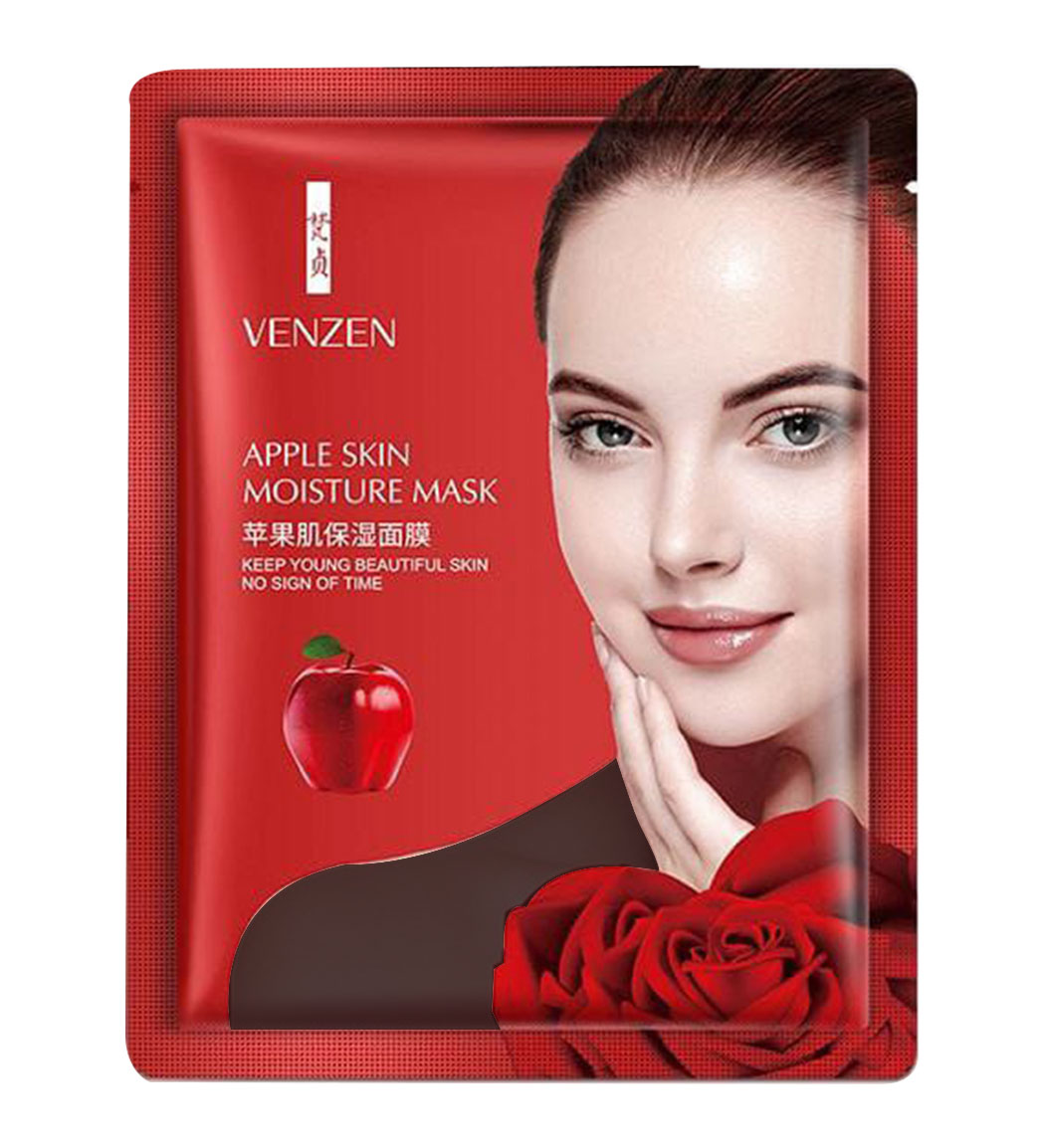 ماسک ورقه ای آبرسان و مرطوب کننده سیب