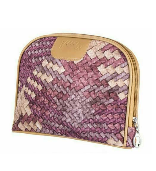 کیف آرایش حصیری بیضی P107