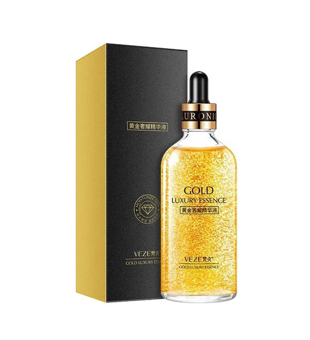 سرم ضد چروک وزه مدل Gold Luxury حجم 100 میلی لیتر