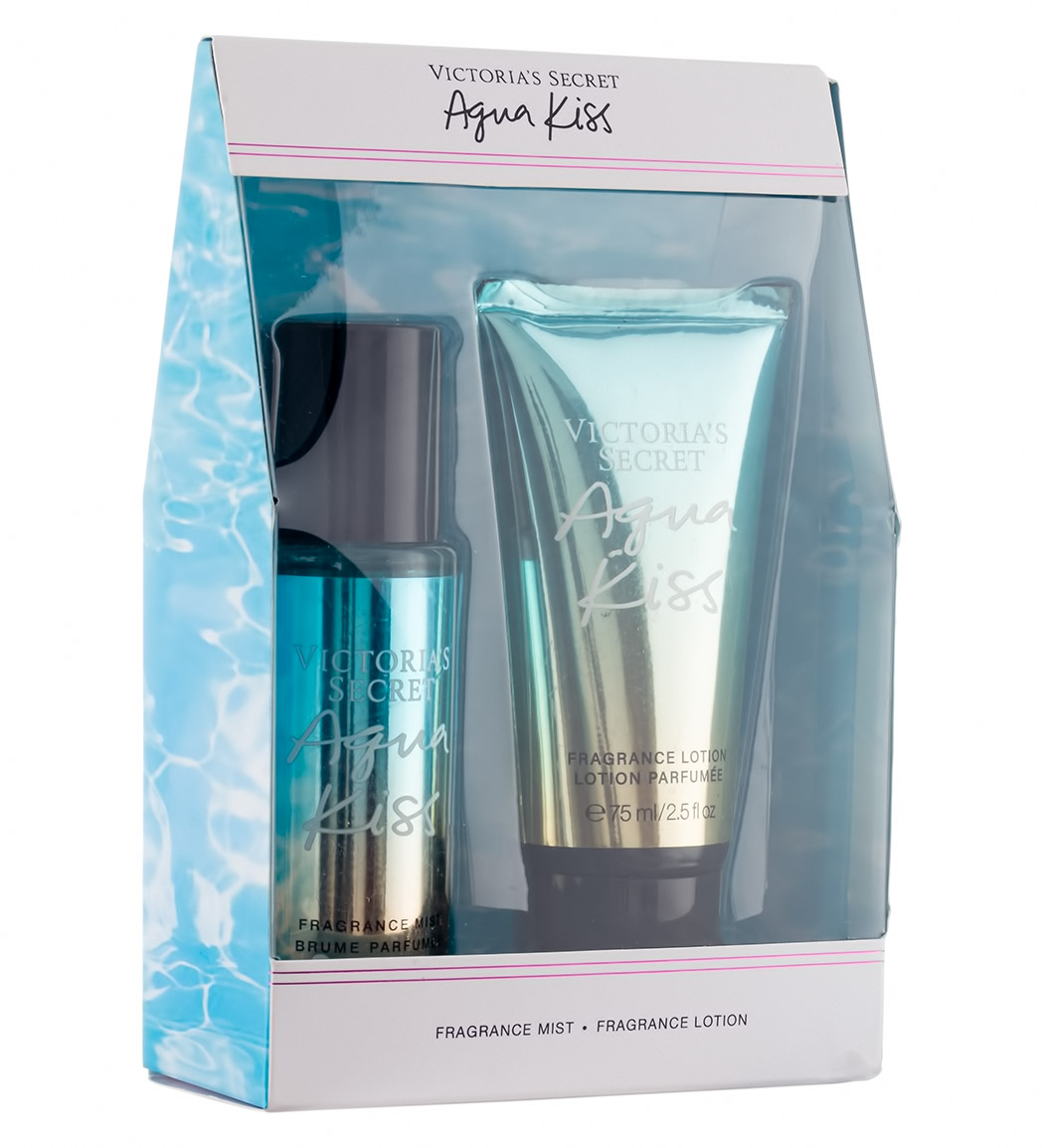 ست هدیه بادی اسپلش و لوسیون بدن زنانه Aqua Kiss