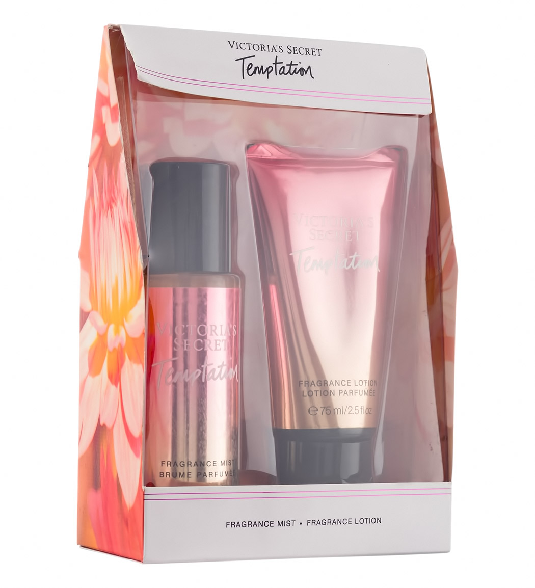 ست هدیه بادی اسپلش و لوسیون بدن زنانه Temptation