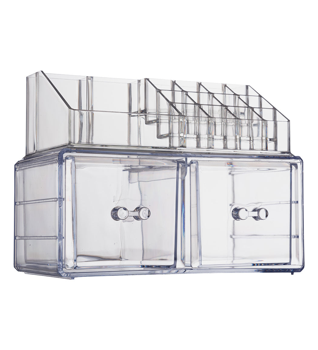 استند آرایشی دو کشو