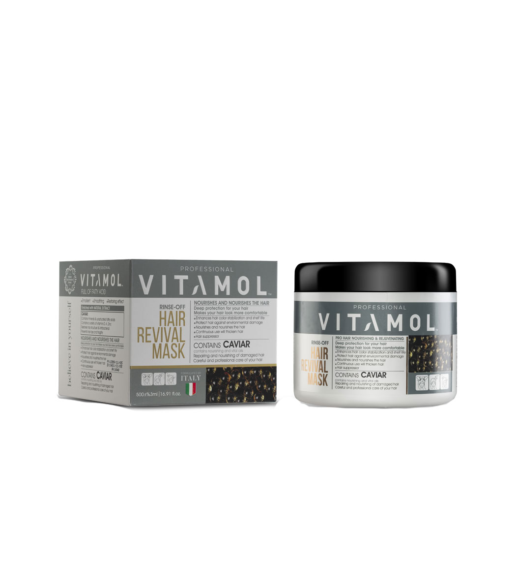 ماسک مو500گرمی خاویار داخل حمام جعبه دار