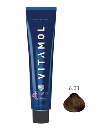 رنگ موی 120 میلی سری بژ شماره6/31 بلوند بژ تیره (با دستکش وکلاه )