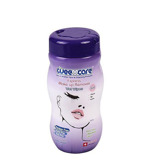 دستمال مرطوب اکسپرس پاک کننده آرایش 70برگی سیلندری